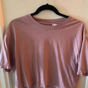 Los Angeles Apparel oversized cropped tee